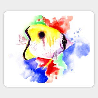 Coral Reef Fish Sticker